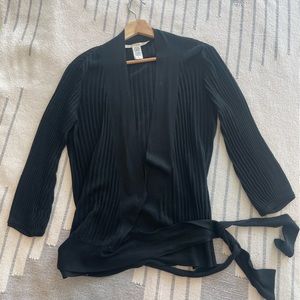 Diane Von Furstenberg wrap silk sweater